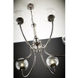 Candelabru modern linii elegante abajururi sticla 6xG9/60W Brilliante 2022 Jupiter